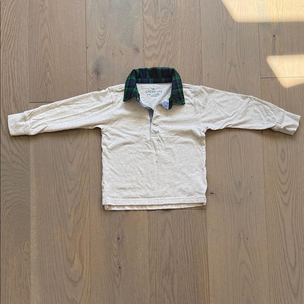 J.Crew Holiday Plaid Polo